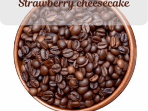 Coffee Strawberry cheesecake