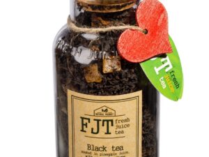 Черный чай с ананасом и ананасовым соком