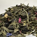 Mustika- ja amaretto-maitseline sencha / Сенча со вкусом черники и амаретто