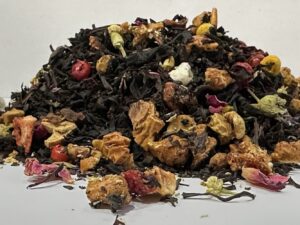 Must tee maasika ja laimiga / Чёрный чай с клубникой и лаймом