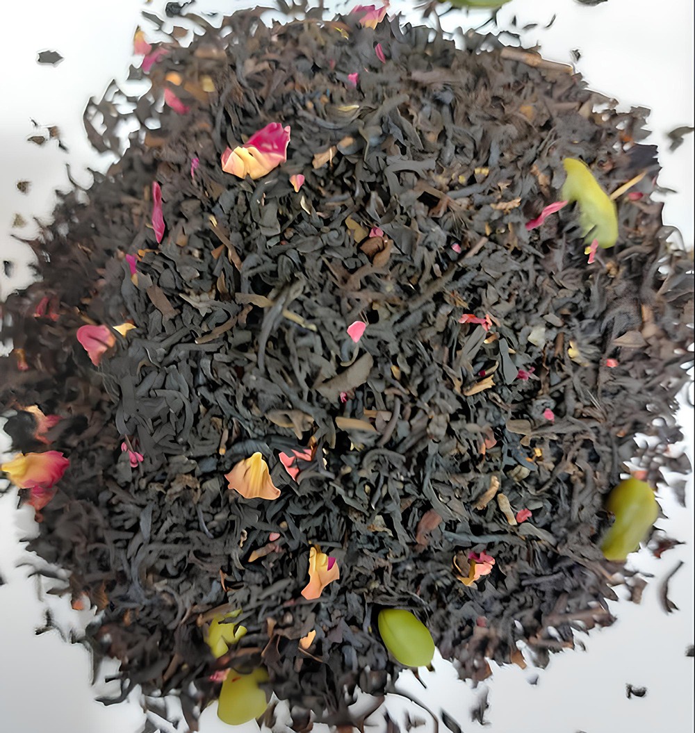 Must tee pistaatsiap&auml;hklitega / Черный чай с фисташками