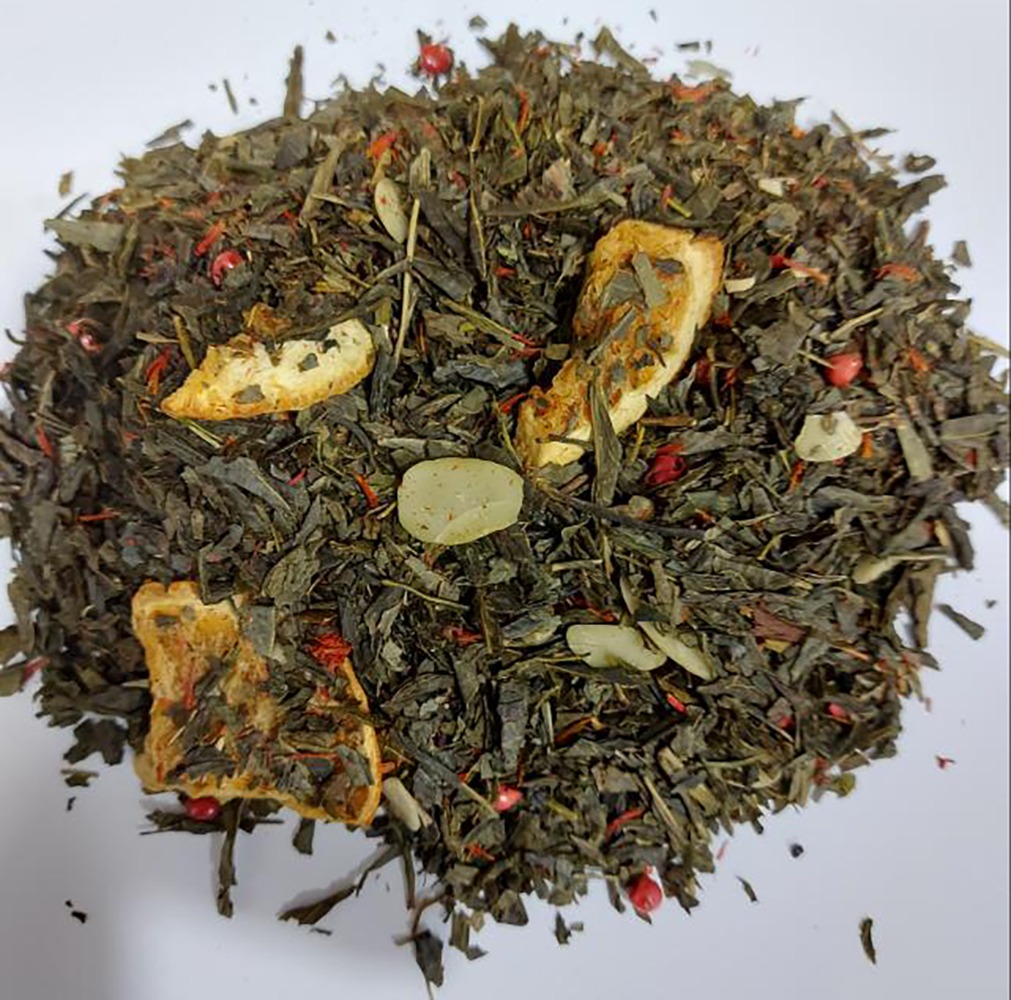 Roheline tee mandlitega / Зелёный чая с миндалём