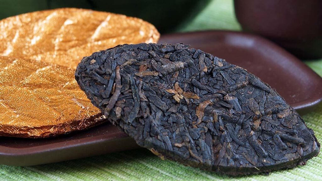 Shu Puerh "Keisri leht", 3 aastat, Menghai piirkond